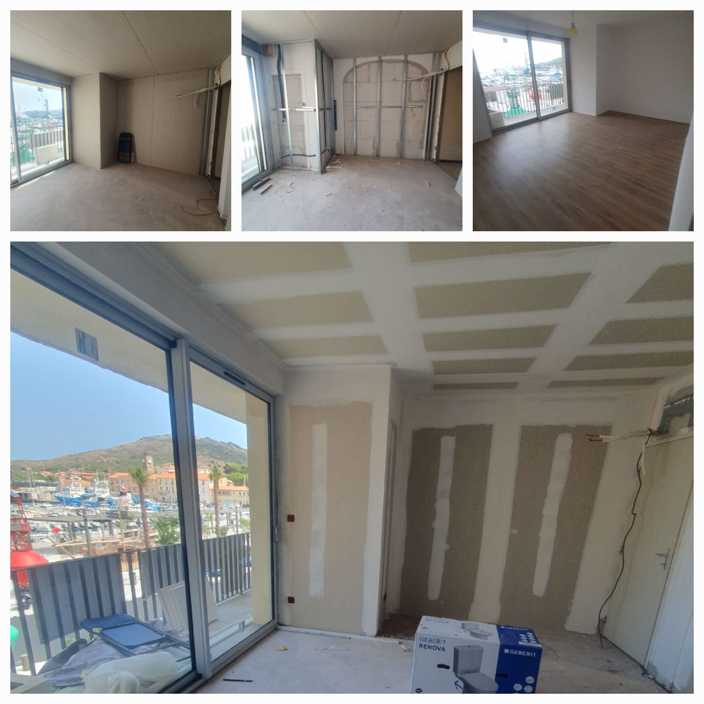 Home staging en cours — rénovation et mise en scène d'un appartement sur la côte catalane